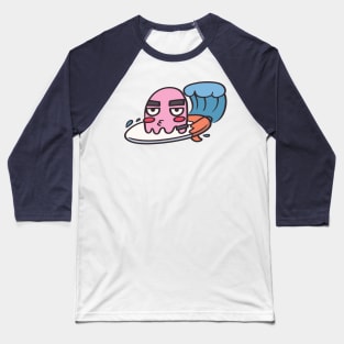 Slime Ghost Surfer - Gaming Summer Baseball T-Shirt